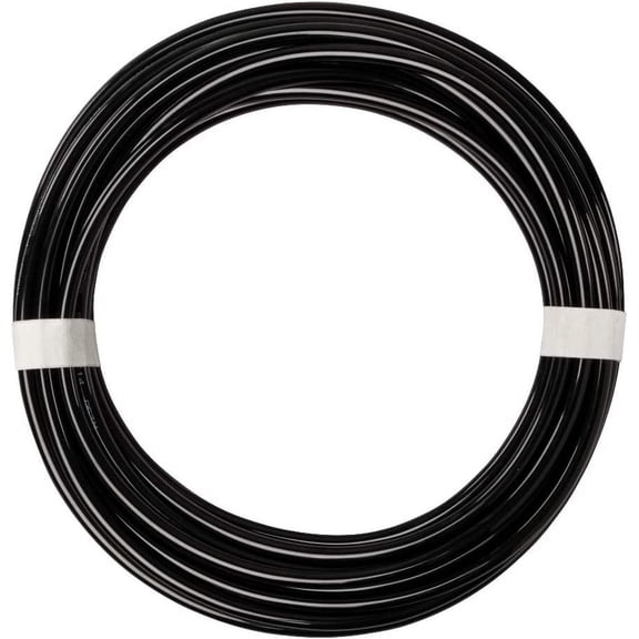 MKEUDQ-Pneumatic Tubing 5/16" Tube OD PU Polyurethane Tube Air Hose Line for Air Compressor Fitting or Fluid Transfer (Black 32.8ft)
