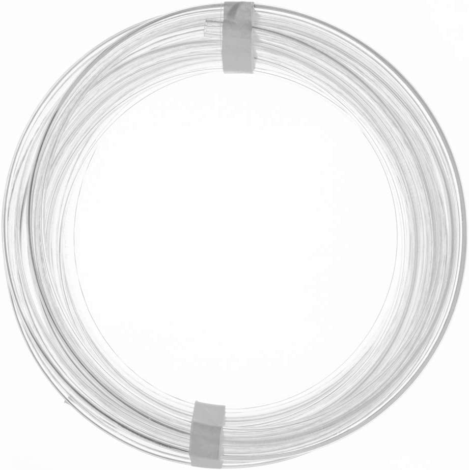 MKEUDQ-Pneumatic Tubing 5/16" Tube OD PU Polyurethane Tube Air Hose Line for Air Compressor Fitting or Fluid Transfer (Clear 32.8ft)