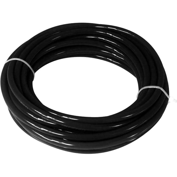MKEUDQ-Pneumatic Tubing 6mm x 4mm PU Polyurethane Tube Air Hose Line for Air Compressor Fitting or Fluid Transfer (Black 32.8ft/10Meters)
