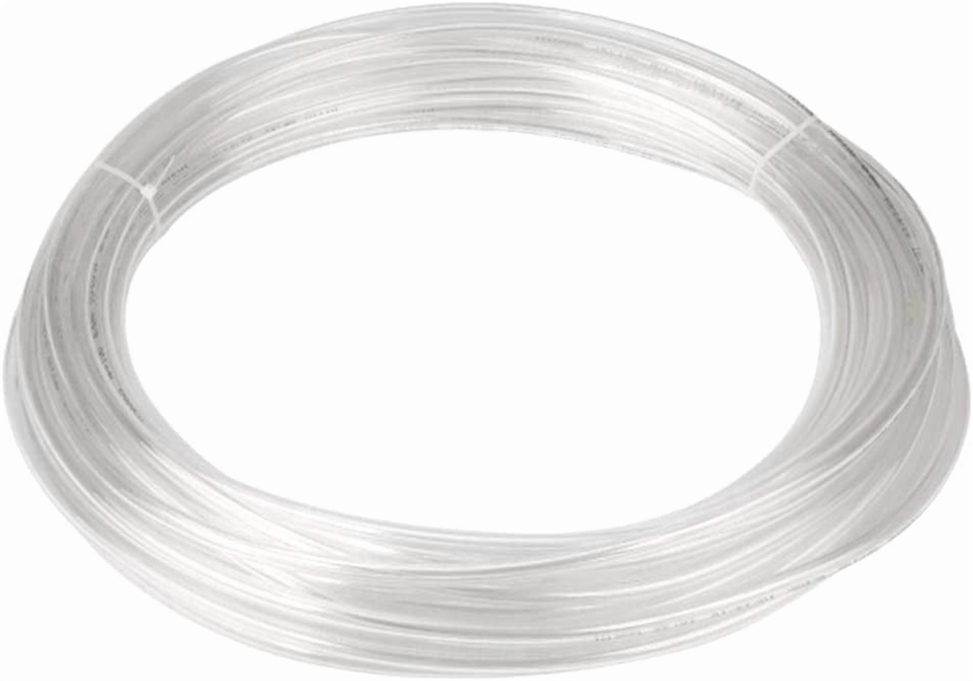 MKEUDQ-Pneumatic Tubing 8mm x 5mm PU Polyurethane Tube Air Hose Line for Air Compressor Fitting or Fluid Transfer (Clear 32.8ft/10Meters)