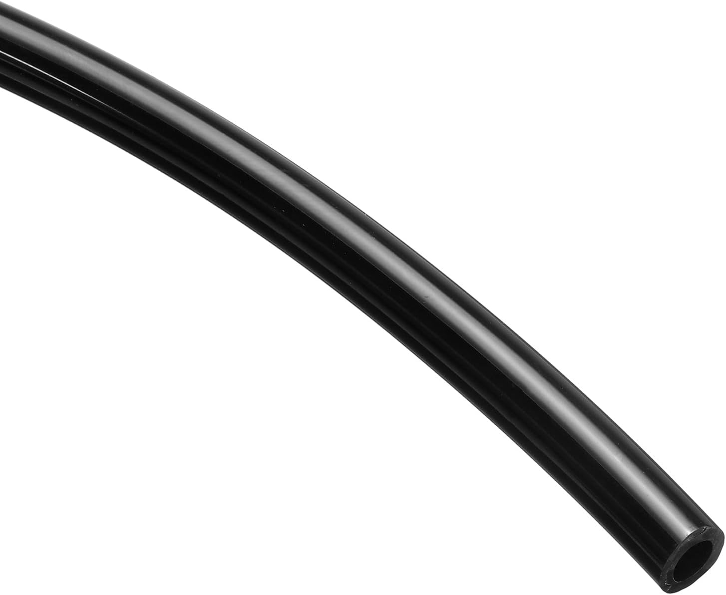 MKEUDQ-Pneumatic Tubing - Air Compressor PU Line Hose Apply to Water Fluid Transfer(5mm ID x 8mm OD, 9.8 Ft Length, Black)