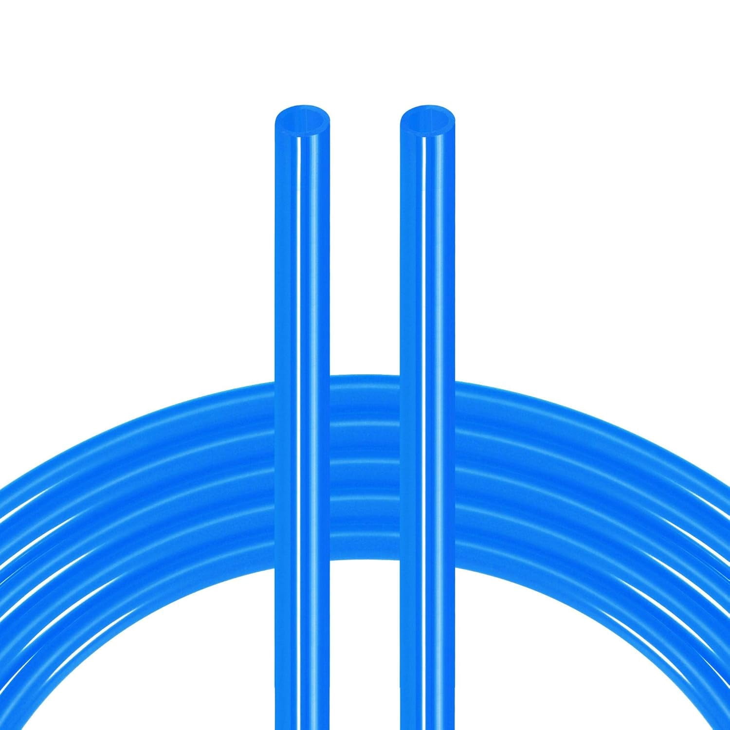 MKEUDQ-Pneumatic Tubing, Air Compressor Tube Hose PU Air Line Hose 4mm ID x 6mm OD x 7.7m/25.2Ft Blue