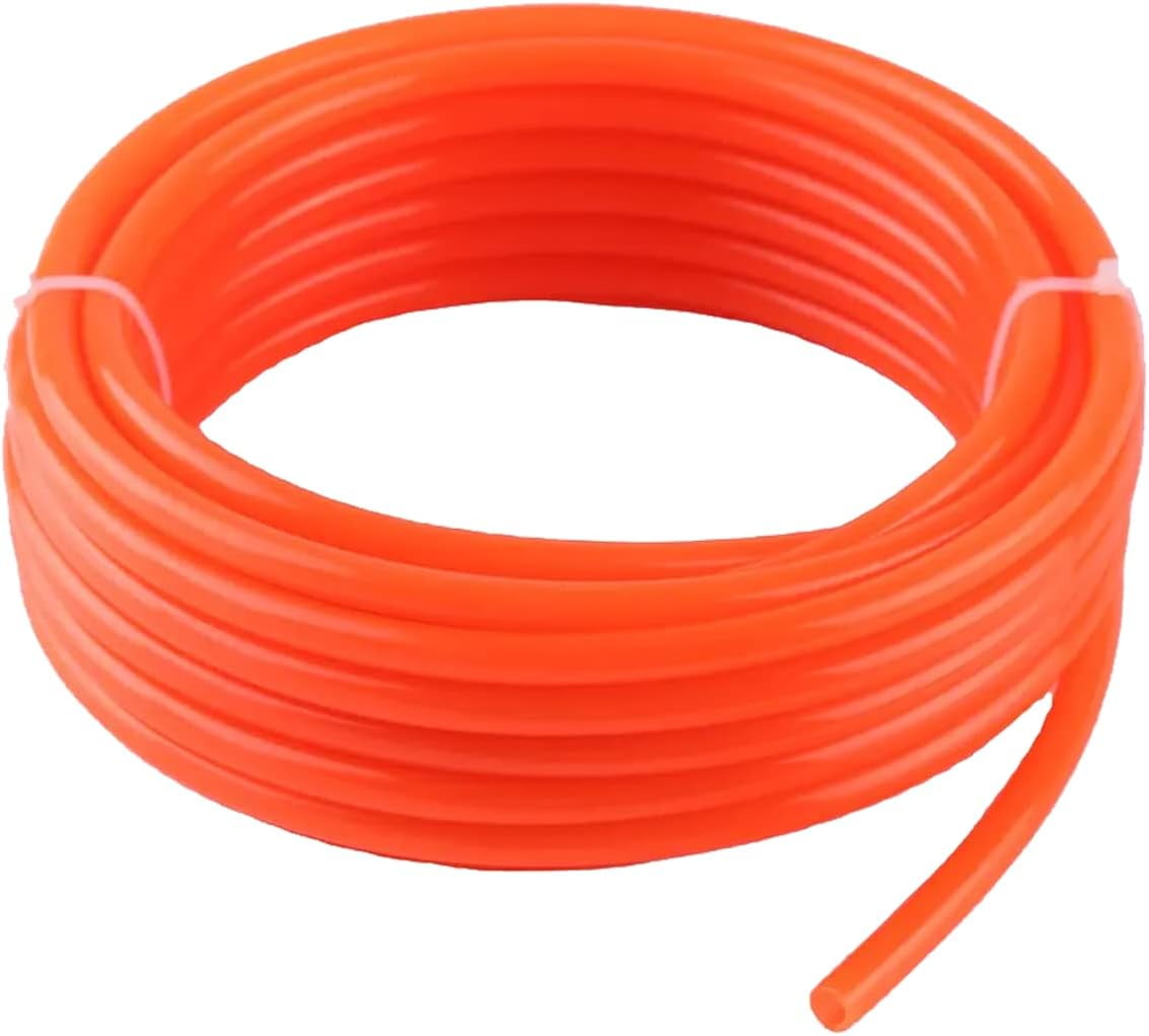 MKEUDQ-Pneumatic Tubing Pipe 1/2" OD Orange Air Compressor PU Line Hose Tube for Water Fluid Transfer 5 Meter 16.4ft