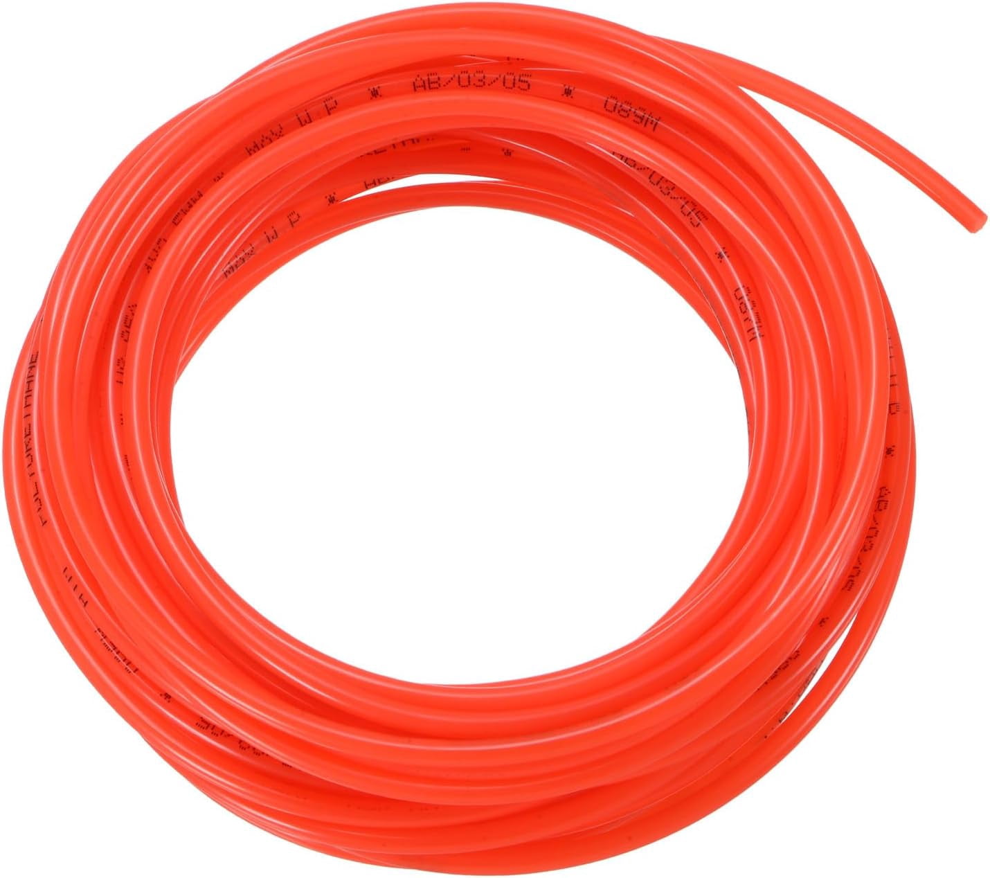 MKEUDQ-Pneumatic Tubing Pipe, 2.5mm(ID) x4mm(OD) PU Polyurethane Air Compressor Hose for Air Compressor Fitting/Gas/Fluid Transfer, Air Hose Line Tube [10M/32.8ft, Red]