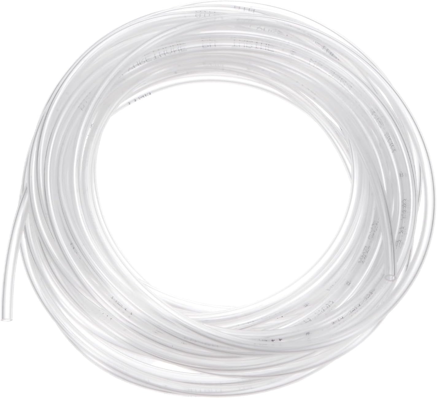 MKEUDQ-Pneumatic Tubing Pipe, 2.5mm(ID) x4mm(OD) PU Polyurethane Air Compressor Hose for Air Compressor Fitting/Gas/Fluid Transfer, Air Hose Line Tube [10M/32.8ft, Clear]