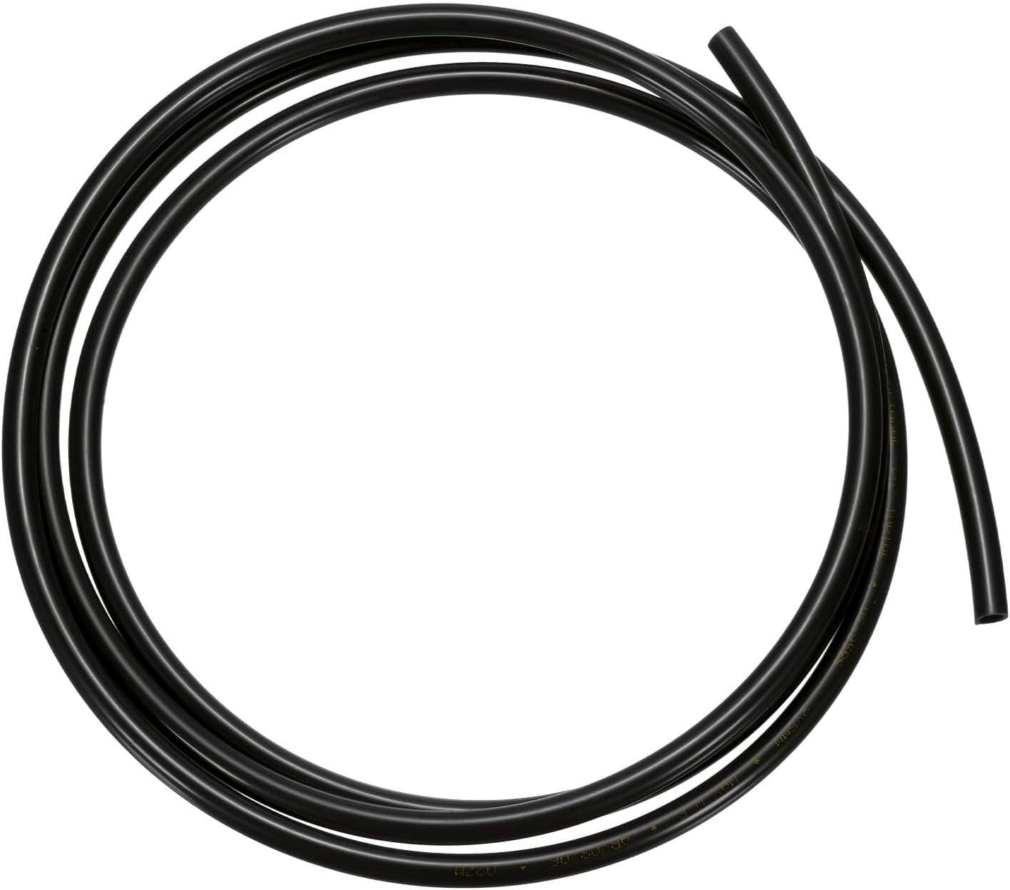 MKEUDQ-Pneumatic Tubing Pipe, 5mm(ID) x8mm(OD) PU Polyurethane Air Compressor Hose for Air Compressor Fitting/Gas/Fluid Transfer, Air Hose Line Tube [2M/6.56ft, Black]