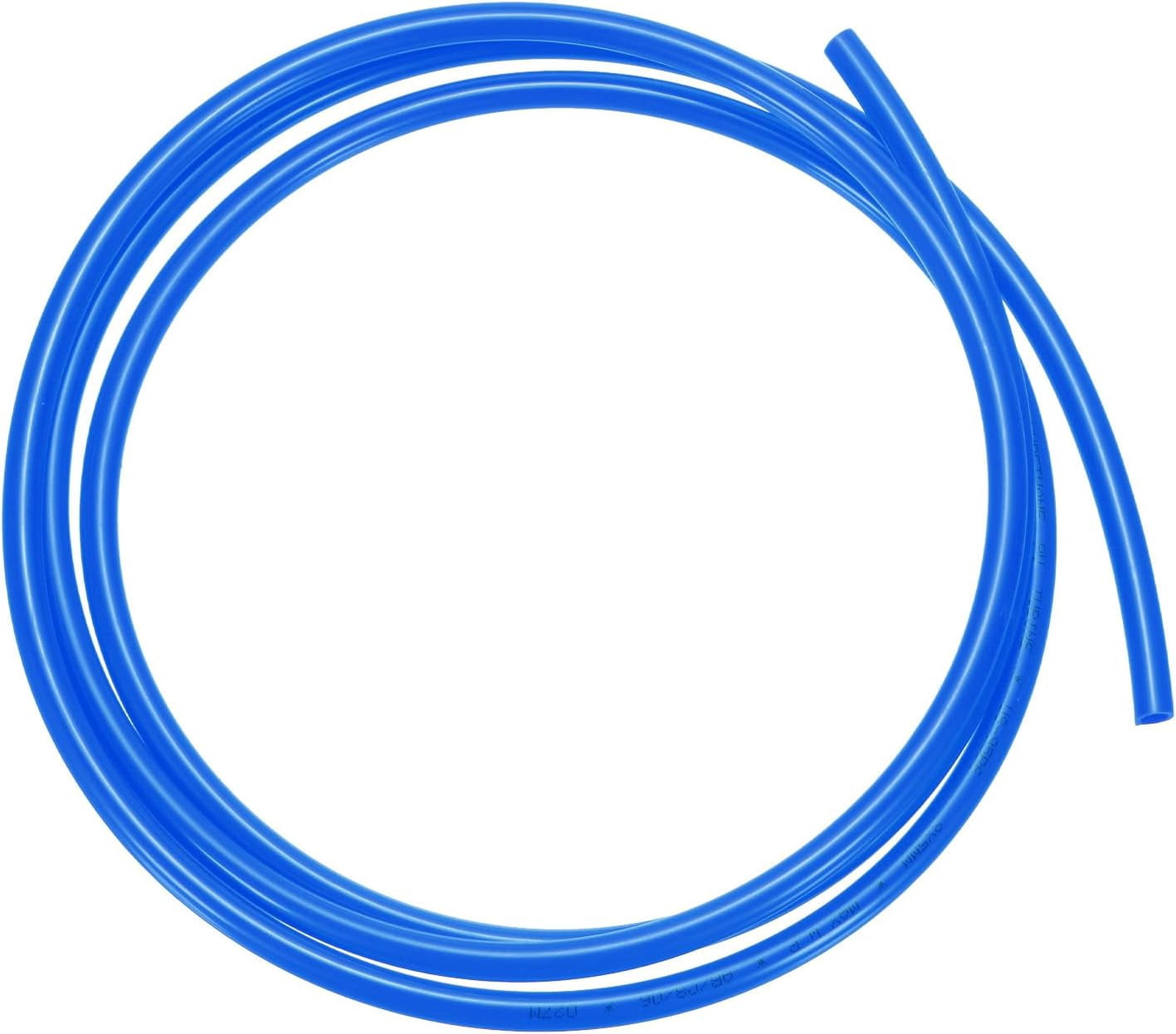 MKEUDQ-Pneumatic Tubing Pipe, 5mm(ID) x8mm(OD) PU Polyurethane Air Compressor Hose for Air Compressor Fitting/Gas/Fluid Transfer, Air Hose Line Tube [2M/6.56ft, Blue]