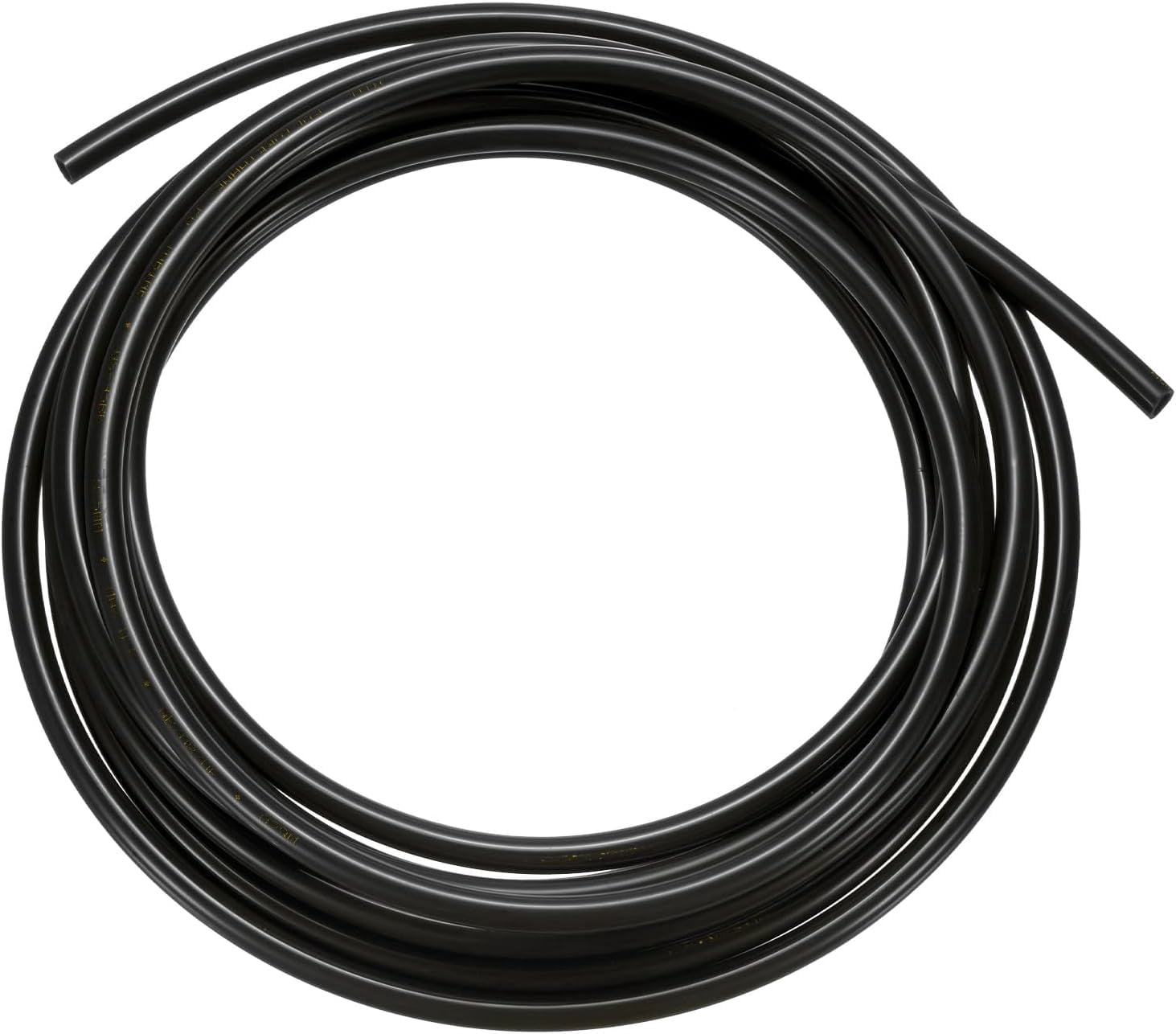 MKEUDQ-Pneumatic Tubing Pipe, 5mm(ID) x8mm(OD) PU Polyurethane Air Compressor Hose for Air Compressor Fitting/Gas/Fluid Transfer, Air Hose Line Tube [5M/16.4ft, Black]