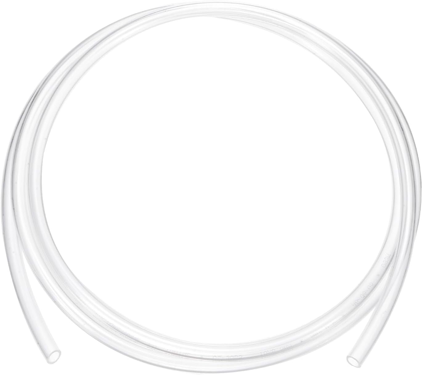 MKEUDQ-Pneumatic Tubing Pipe, 6.5mm(ID) x10mm(OD) PU Polyurethane Air Compressor Hose for Air Compressor Fitting/Gas/Fluid Transfer, Air Hose Line Tube [2M/6.56ft, Clear]