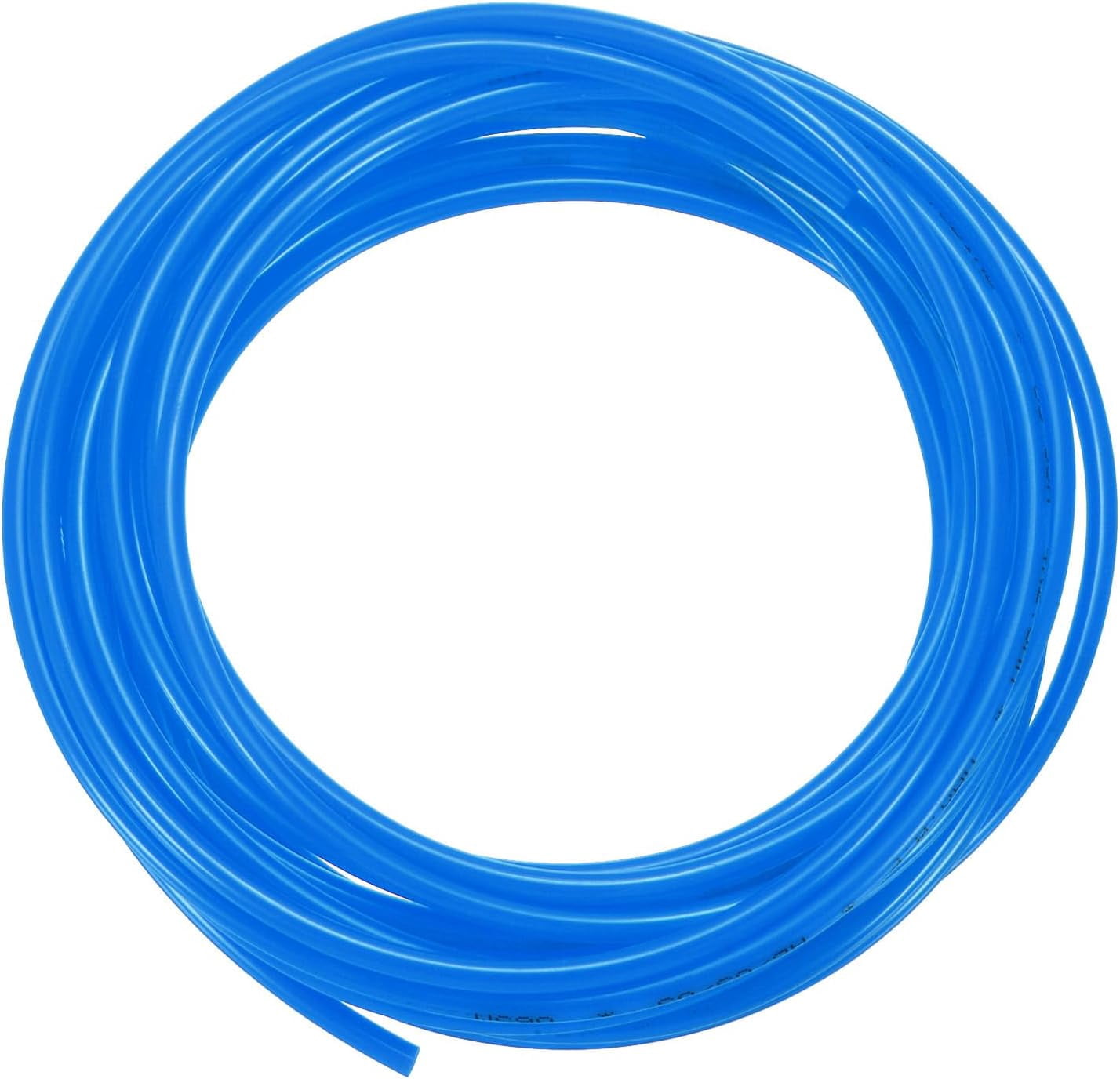 MKEUDQ-Pneumatic Tubing Pipe Pu Hose 4mm OD x 2.5mm ID 5 Meters(16.4 FT) Air Compressor PU Polyurethane Line Hose Tube for Air Compressor Water Fluid Transfer, Blue