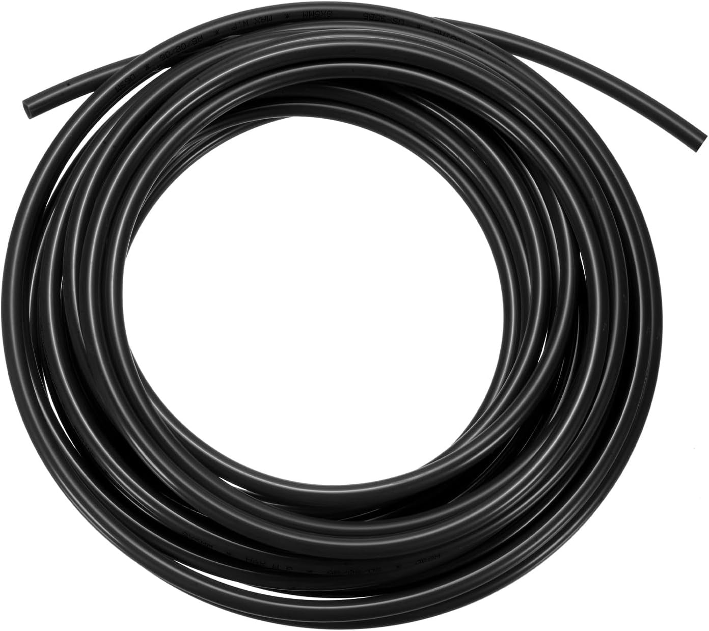 MKEUDQ-Pneumatic Tubing Pipe Pu Hose 8mm OD x 5mm ID 10 Meters(32.8 FT) Air Compressor PU Polyurethane Line Hose Tube for Air Compressor Water Fluid Transfer, Black