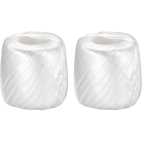 MKEUDQ-Polyester Nylon Plastic Rope Twine Household Bundled for Packing Gardening Craft,300m Total Length,White Pack of 2
