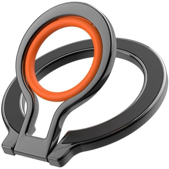 MKEUDQ-Portable Adjustable Metal Magnetic Phone Ring Holder Phone Stand for Desk