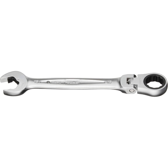 MKEUDQ-Ratchet Ring Wrench Ratcheting Spanner Head Flex Head Set RMFQ-19 19mm