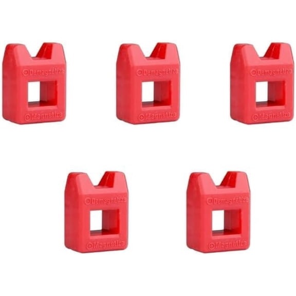 MKEUDQ-Red Magnetizer Demagnetizer for Screwdriver Tips Screw Bits Magnetic Tool Reliable (5)