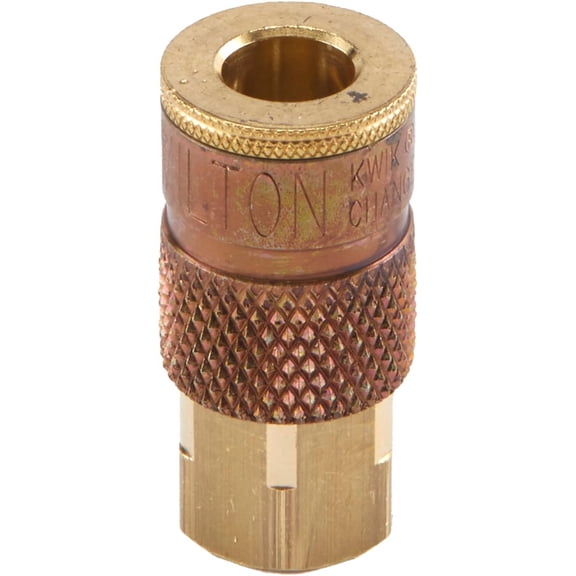 MKEUDQ-(S-785) 1/4" FNPT Female T-Style Air Compressor Quick Connect Fitting Coupler, Single , Blue