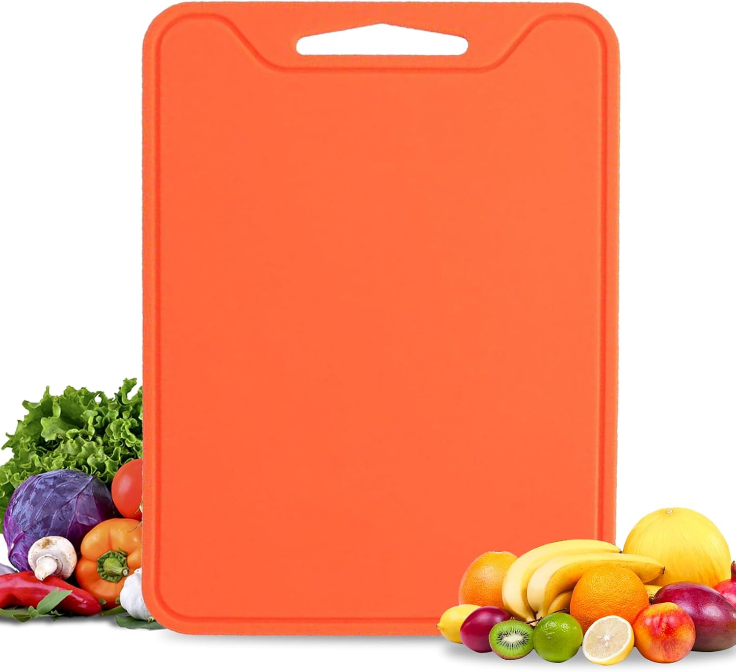 MKEUDQ-Silicone Cutting Boards for Kitchen 11.8''x 8.6'', BPA Free Flexible Cutting Board Cutting Mat for Meat, Vegetables and Fruit, Cutting Boards for Kitchen Dishwasher Safe