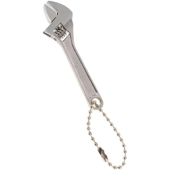 MKEUDQ-Silver Mini Adjustable Wrench Adjustable Spanner,Mini Repair Maintenance Hand Tool for Tightening or Loosening Nuts and Bolts, Wrenches, Small Shifting Spanner