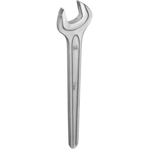 MKEUDQ-Single Open Ended Spanner Wrench, 14mm, Thicken CR-V Steel Open End Wrench Tool for for Automotive Repair and Furniture Assembly, Grey