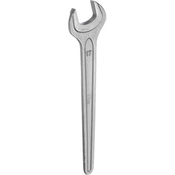 MKEUDQ-Single Open Ended Spanner Wrench, 17mm, Thicken CR-V Steel Open End Wrench Tool for for Automotive Repair and Furniture Assembly, Grey