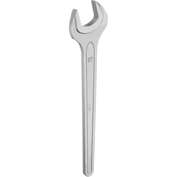 MKEUDQ-Single Open Ended Spanner Wrench, 27mm, Thicken CR-V Steel Open End Wrench Tool for for Automotive Repair and Furniture Assembly, Grey