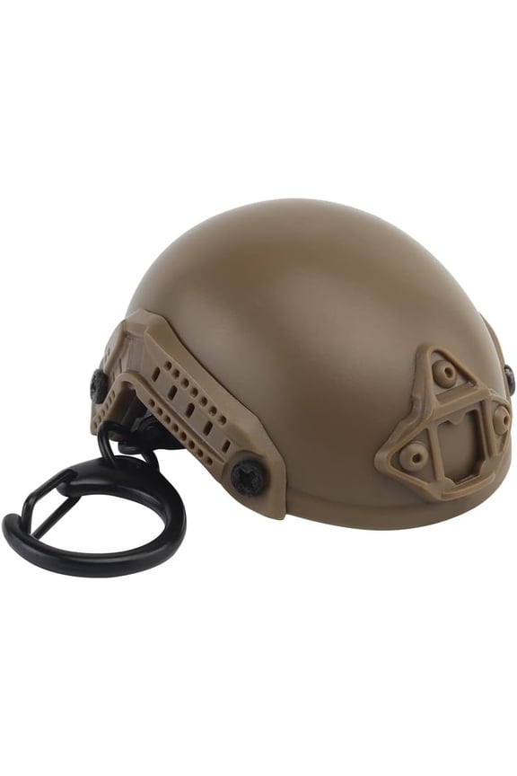 -Tactical Fast Helmet Model Keychain Key Ring Mini Portable Bottle Opener Keychain Backpack Charm Military Fan Gift