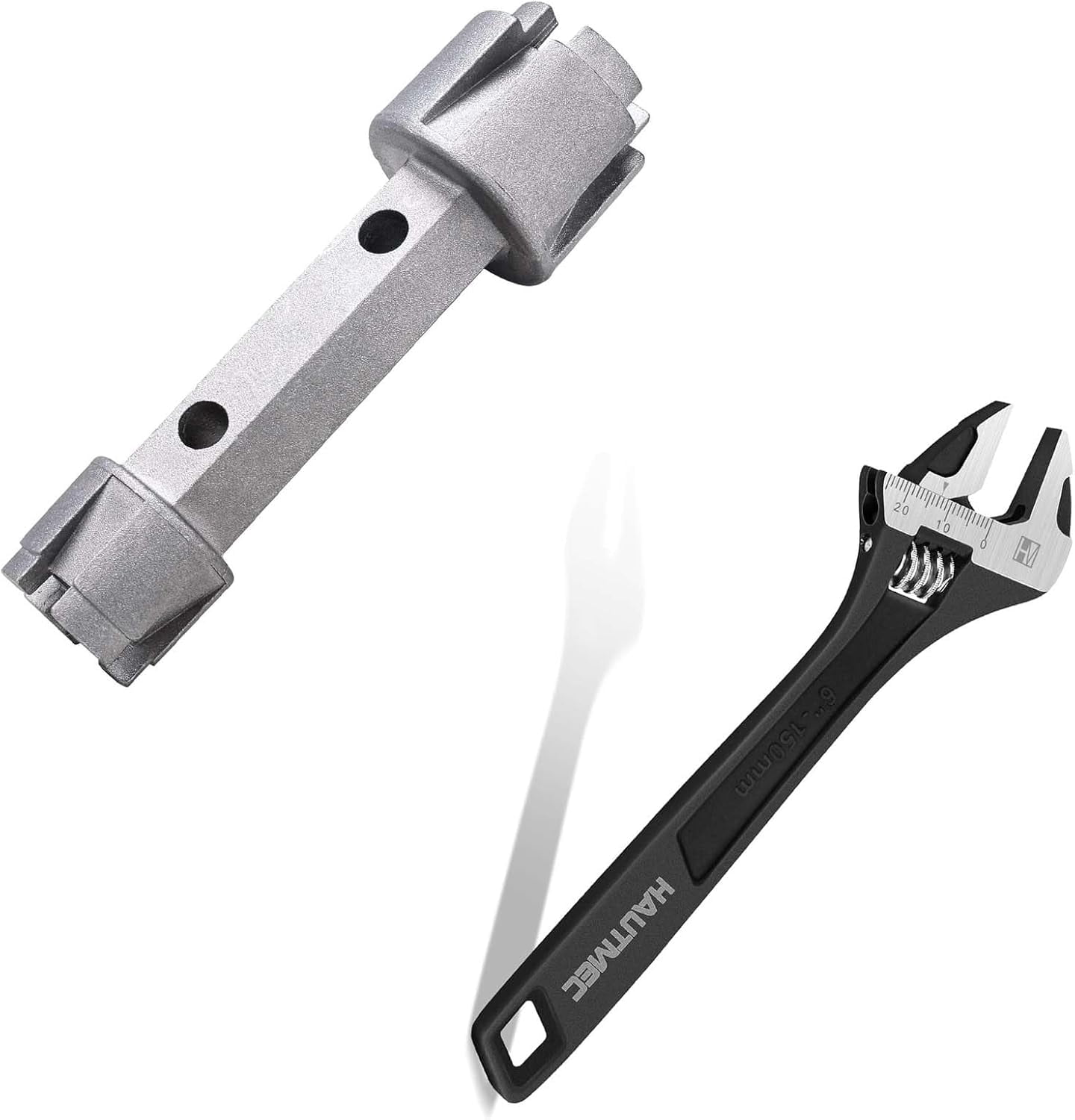 MKEUDQ-Tub Drain Remover Wrench Bundle with 6 inch Adjustable Wrench