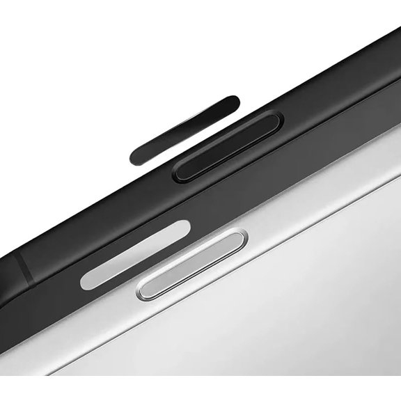 MKEUDQ-Ultra Thin Camera Control Button Protector Glossy Guard Film For iPhone 16/16 Pro Max / 16 Pro / 16 Plus/iPhone 17/17 Pro/17 Pro Max-4pcs/Black