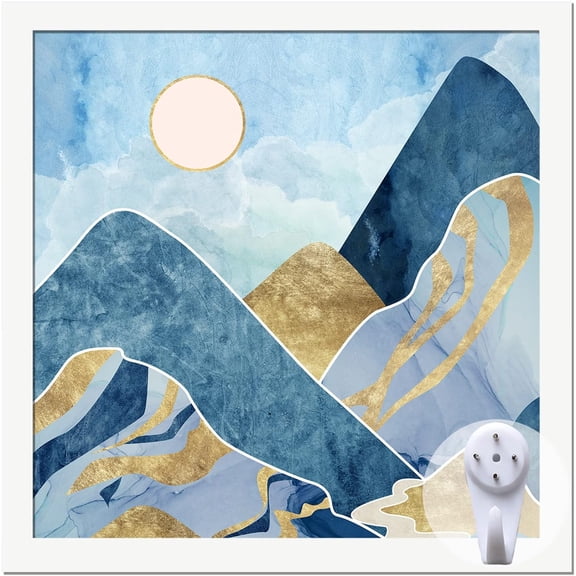 MKEUDQ-White Picture Frame, 12x12 Picture Frame for Square Photo Poster Canvas Certificate Document Display Horizontally or Vertically High Transparent Wall Gallery(Size 12 x 12 inches)