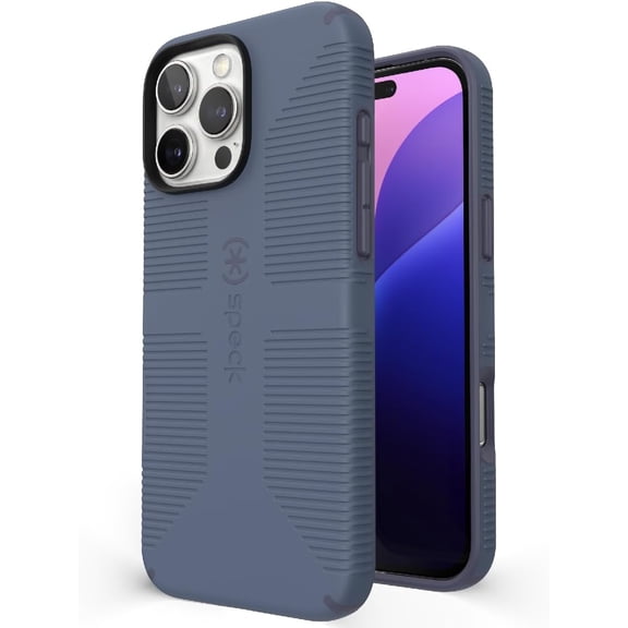 MKEUDQ-iPhone 16 Pro Max Case - CandyShell Grip Case for Women and Men - Blue/Faded Denim