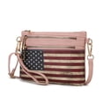thumbnail image 1 of MKF Alisson Vegan Leather Crossbody Shoulder Bag Multi-Functional Patriotic Design, 1 of 9