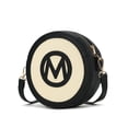 thumbnail image 1 of MKF Collection Acacia Circle Crossbody Bag for Women, Vegan Leather Handbag Round Purse By Mia K - Black, 1 of 6