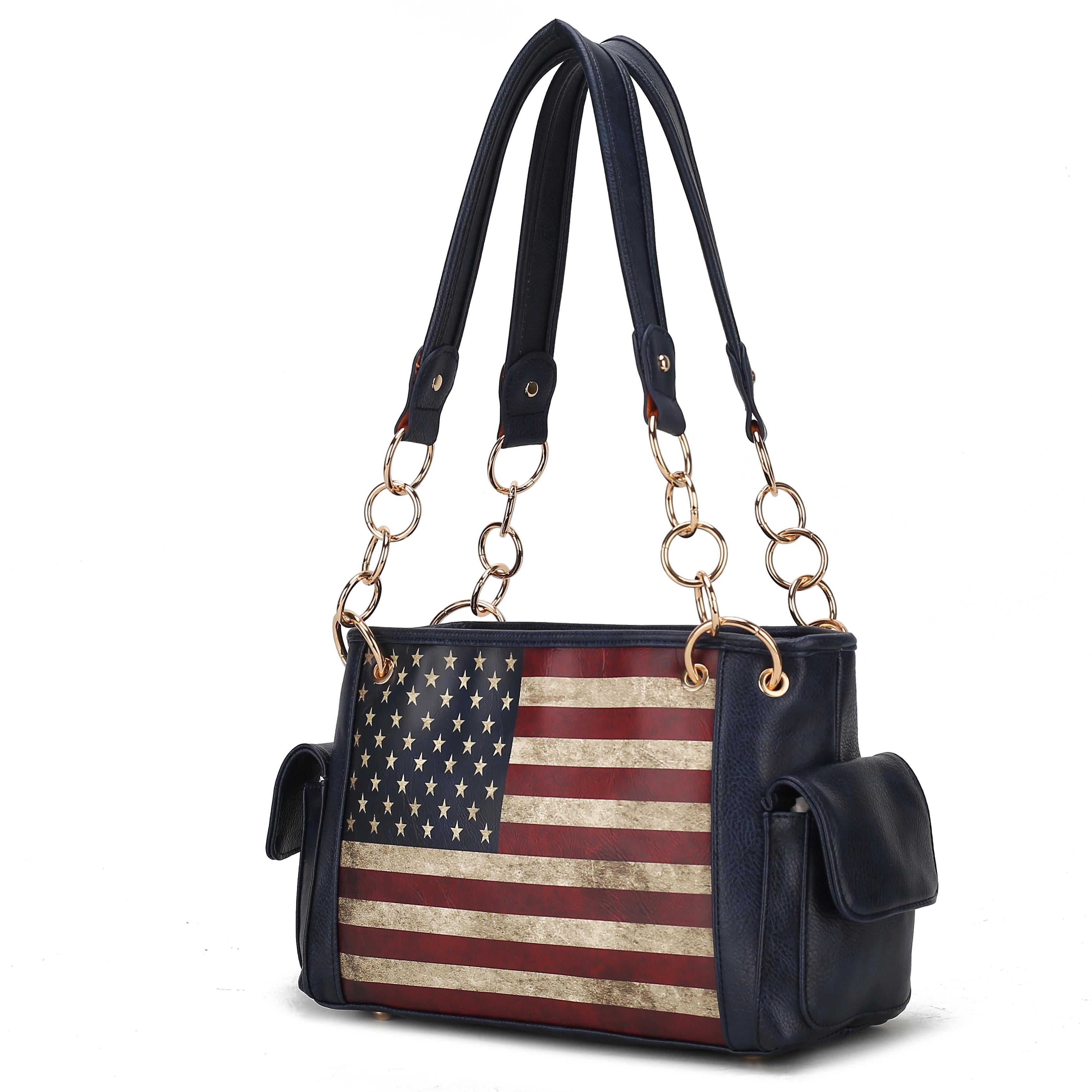 MKF Alaina Women's Flag Shoulder Bag by Mia K