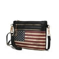 thumbnail image 1 of MKF Collection Alisson Womens Crossbody Bag Vegan Leather Wristlet Shoulder bag USA Flag Print handbags Black Purse by Mia K, 1 of 7