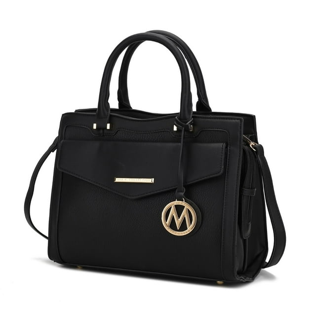 MKF Collection Alyssa Vegan Leather Women's Multi Pocket Satchel Bag by ...