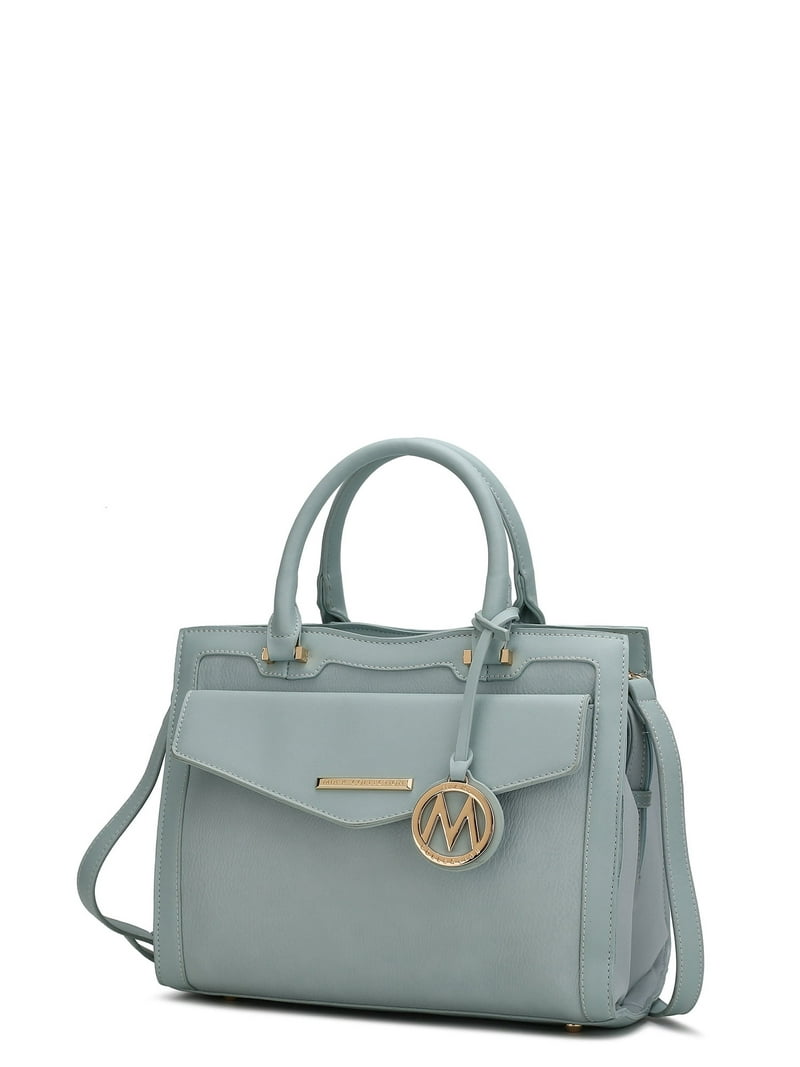 MKF Collection Alyssa Vegan Leather Women's Multi Pocket Satchel