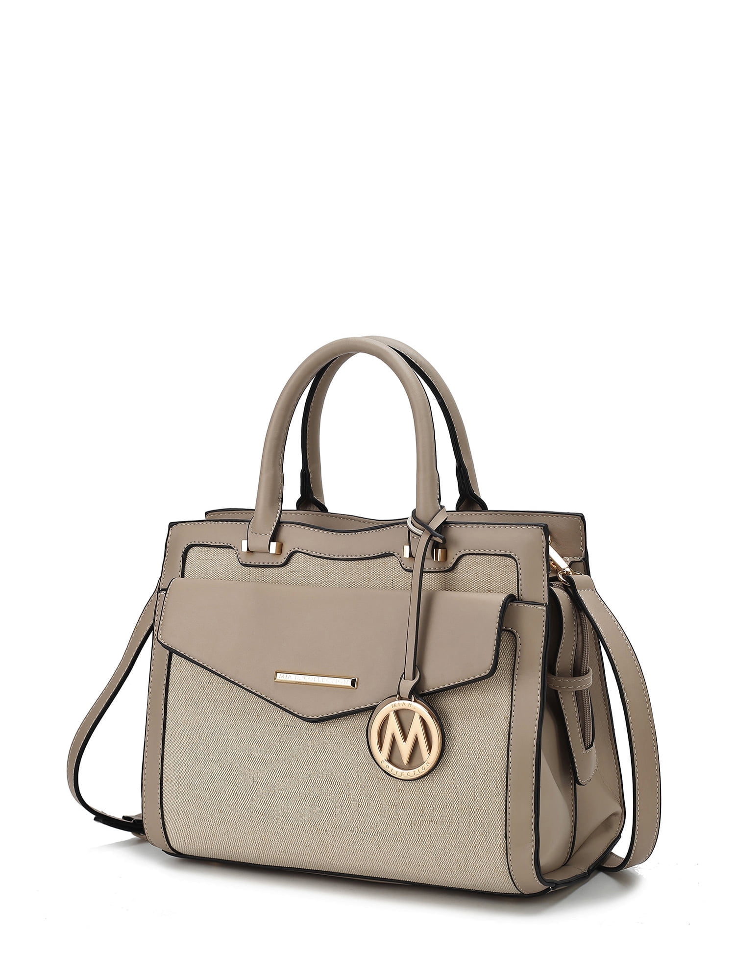 MKF Collection Alyssa Vegan Leather Women's Multi Pocket Satchel