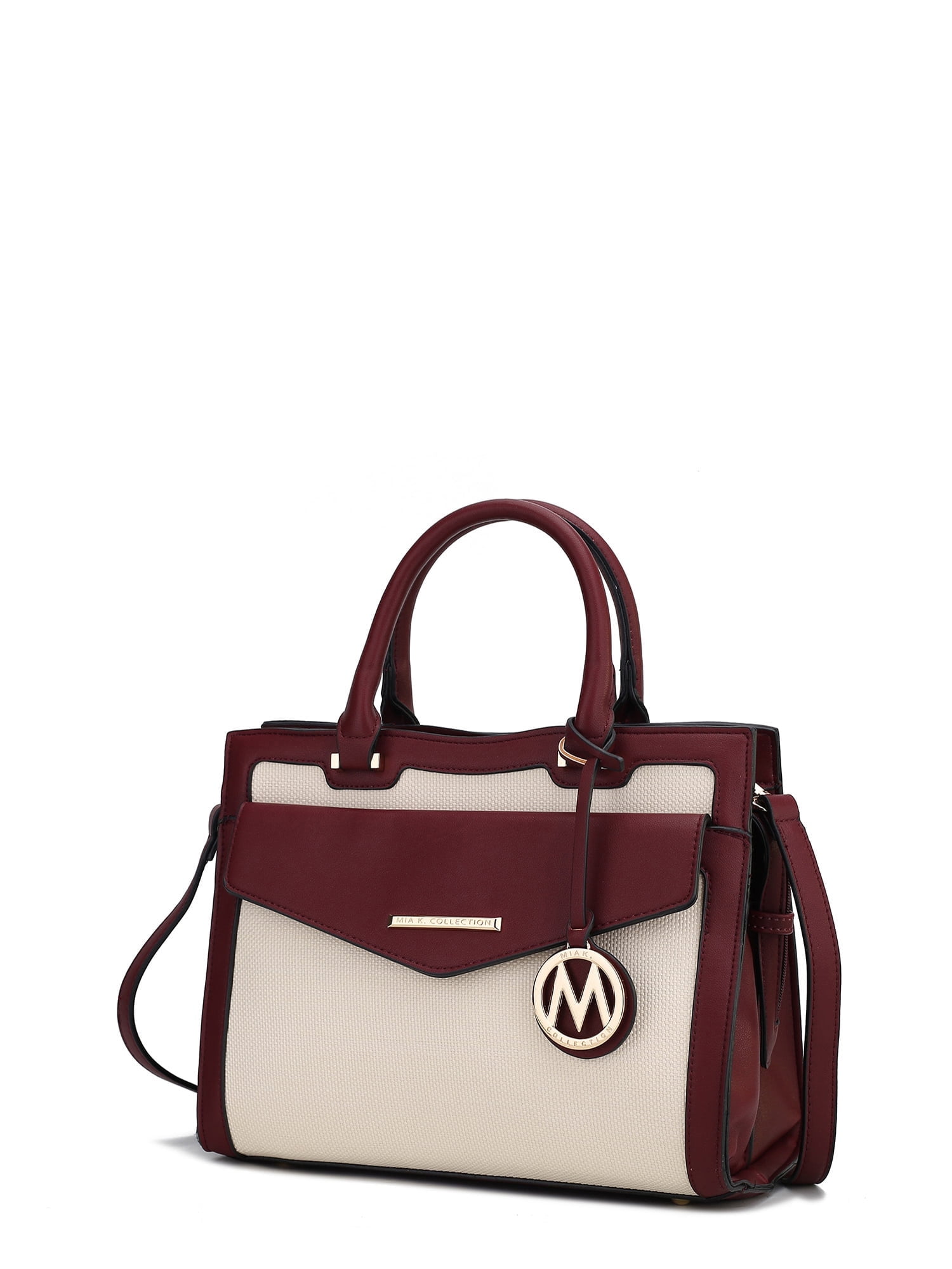 MKF Collection Alyssa Vegan Leather Women's Multi Pocket Satchel