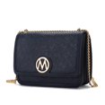 thumbnail image 1 of MKF Collection Amiyah Women's Crossbody Bag Vegan Leather Chain strap Shoulder Bag By Mia K - Navy, 1 of 7