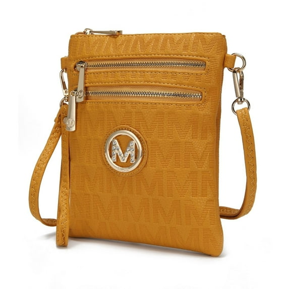 MKF Collection Andrea Milan M Signature Crossbody Handbag by Mia K