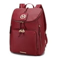 thumbnail image 1 of MKF Collection Angela Women Backpack, Handbag Purse For Travel and School Daypack Bag by Mia K - Red, 1 of 7