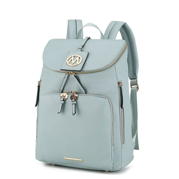 MKF Collection Angela Women Backpack, Handbag Purse For Travel and School Daypack Bag by Mia K - Seafoam