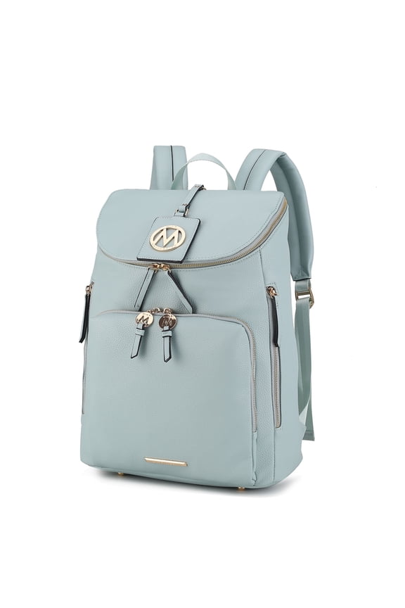 Angela Women Backpack, Handbag Purse For Travel and School Daypack Bag by Mia K - Seafoam