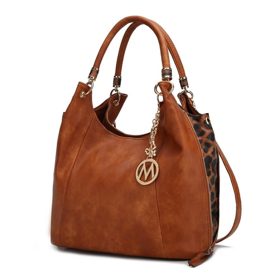 MKF Collection April Women's Hobo Bag, Fashionable Shoulder Purses and Handbag for women by Mia K - Cognac