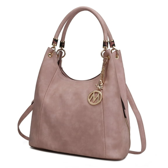 MKF Collection April Women's Hobo Bag, Fashionable Shoulder Purses and Handbag for women by Mia K - Dusty Pink