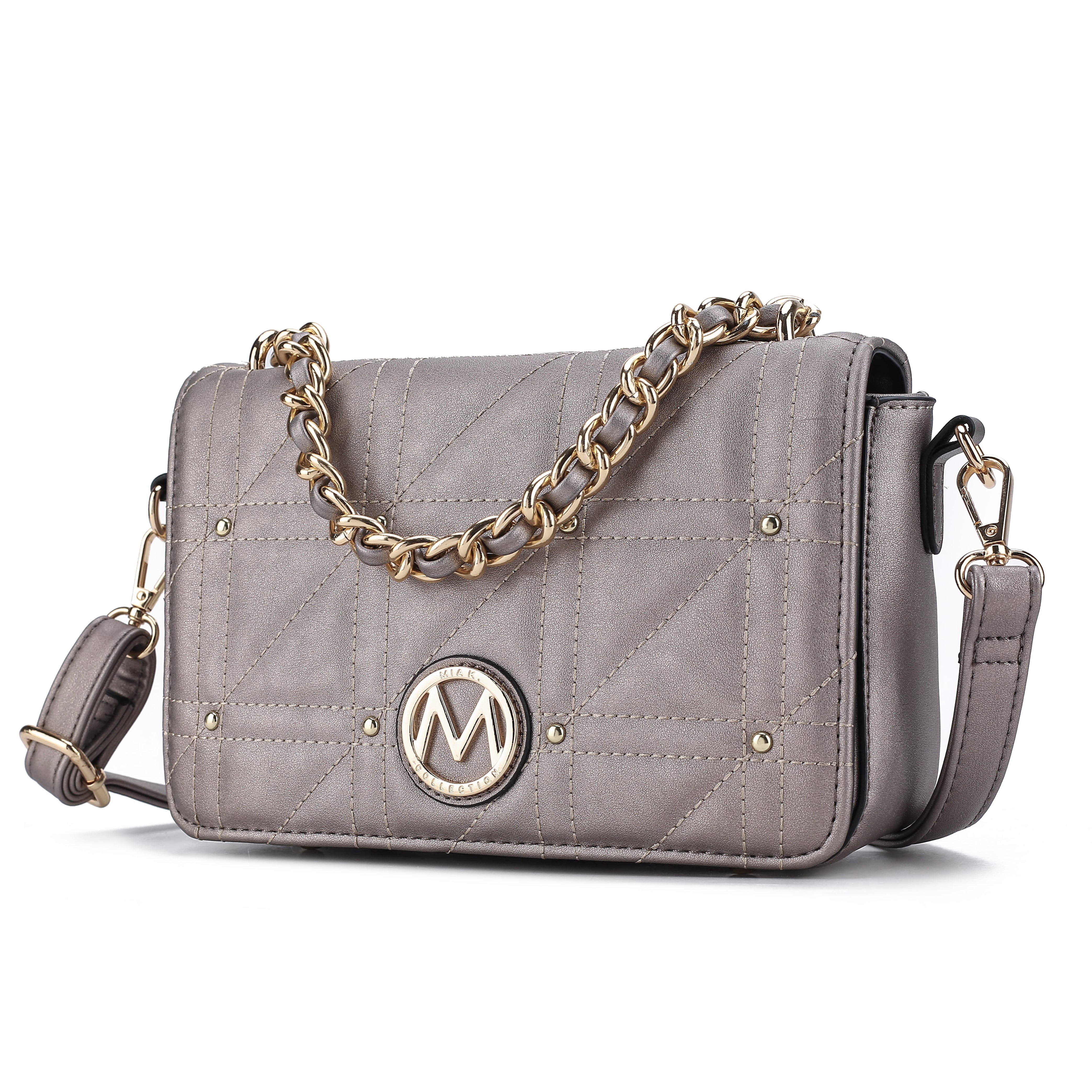 MKF Collection Arabella Vegan Leather Women's Shoulder Bag, Fashion Crossbody Purse Handbag by Mia K - Taupe - Walmart Business Supplies MKF Collection Arabella Vegan Leather Women's Shoulder Bag, Fashion Crossbody Purse Handbag by Mia K - Taupe - Walmart Business Supplies