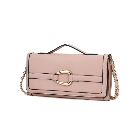 MKF Collection Arlena Crossbody Bag, Vegan Leather Shoulder Bag Handbag Purse by Mia K