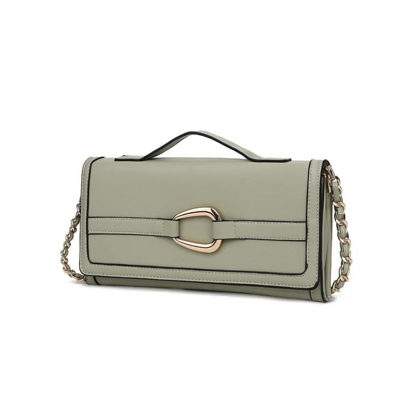 MKF Collection Arlena Crossbody Bag, Vegan Leather Shoulder Bag Handbag Purse by Mia K