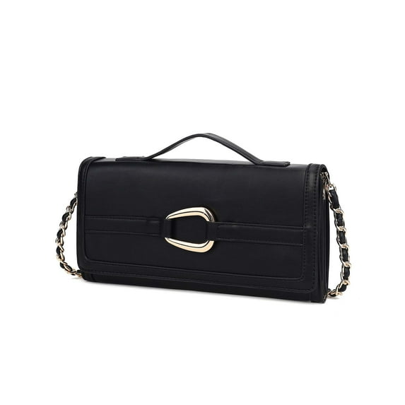 MKF Collection Arlena Crossbody Bag, Vegan Leather Shoulder Bag Handbag Purse by Mia K