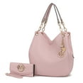 thumbnail image 1 of MKF Collection Ashley Women's Hobo Bag with Wristlet Wallet, Vegan Leather Shoulder Bag Handbag Purse Set by Mia K, 1 of 7